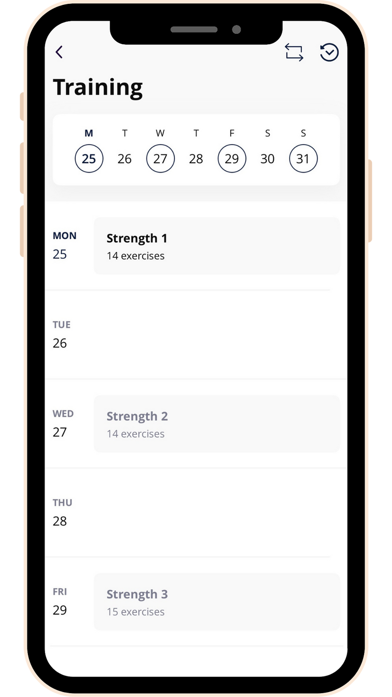 01 · Your programme